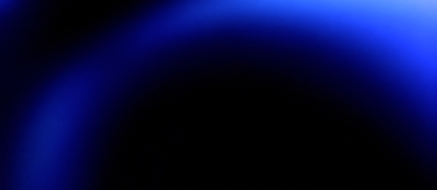Dark blue gradient background behind the Klaviyo landing headline